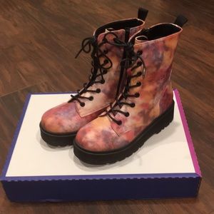 Kenzo style colorful boots